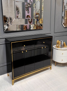 Consola Rennes negru/gold – H100 cm - Img 8