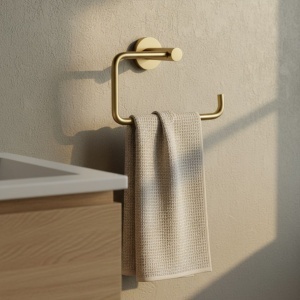 Cuier de baie 5610 Leo Brush Gold - Img 2