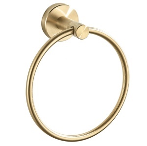 Cuier de baie Ring 6610 Modern Brush Gold - Img 3