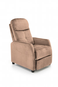 Fotoliu recliner Felipe 2 velvet bej H103 cm