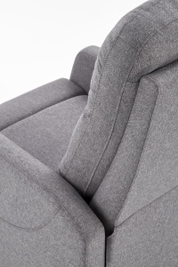 Fotoliu recliner Felipe stofa gri H103 cm - Img 18