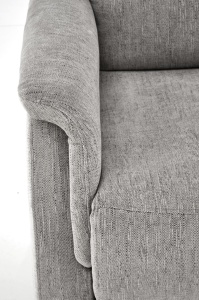 Fotoliu recliner Jamal stofa gri H105 cm - Img 11