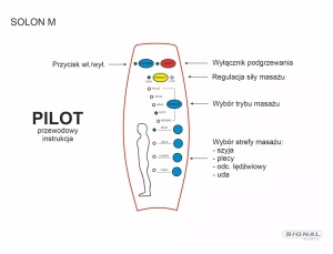 Fotoliu Solon M cu functie de masaj gri inchis Brego18 - Img 6