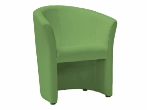 Fotoliu TM-1 piele ecologica verde/wenge EK11