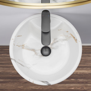 Lavoar Blanka freestanding marmura - H84 cm - Img 4