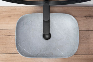 Lavoar Livia Grey ceramica sanitara – 46,5 cm - Img 5