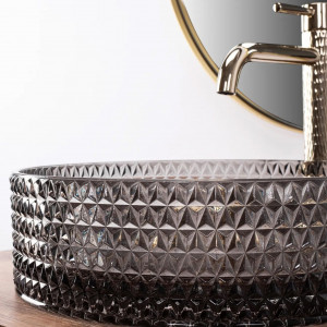 Lavoar pe blat Rea Cristal Black - Img 2