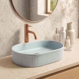 Lavoar pe blat Rea Vanda Baby Blue Matt - Img 3