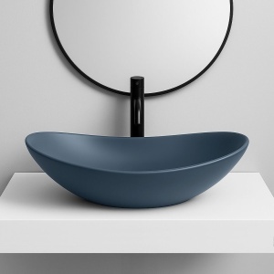 Lavoar pentru blat Rea Royal Blueberry Matt - Img 2