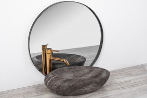 Lavoar Roxy D Stone ceramica sanitara - 49 cm - Img 4
