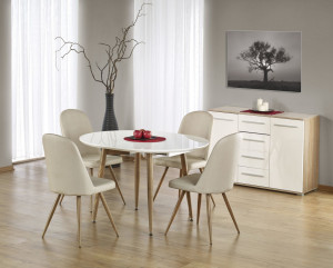 Masa extensibila Edward Honey Oak - L 120-200 x l 100 x h 75 cm - Img 3