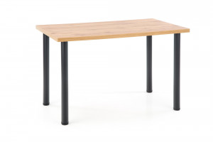 Masa Modex 2 stejar/negru L120 x l68 x H75 - Img 1