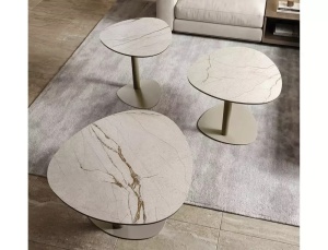 Măsuță de cafea Ciao A bej mat / cașmir ø74/h38 cm - Img 4