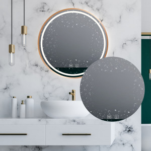 Oglinda LED 70cm MMJ roz gold - Img 3