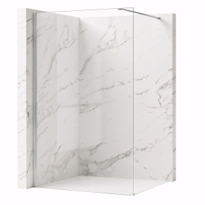 Paravan de dus Rea Flexi Transparent / Chrome 70