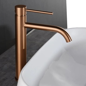 Robinet pentru lavoar Rea Lungo Brush Copper high - Img 2