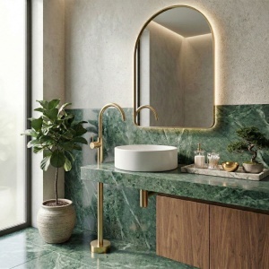 Robinet pentru lavoar Rea Lungo Gold - Img 7