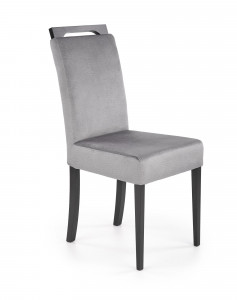 Scaun Clarion 2 velvet gri/negru Monolith 85 - Img 1