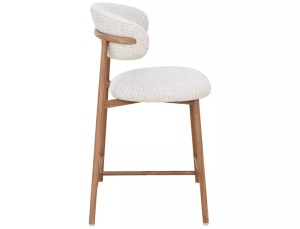 Scaun de bar Elton H-2 Noelle bej deschis 255 / stejar - Img 3