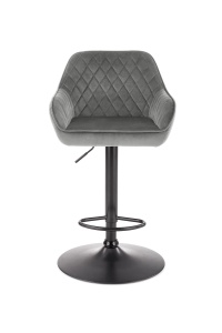 Scaun de bar H-103 velvet gri – H114 cm - Img 18