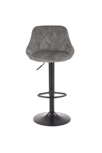 Scaun de bar H101 velvet gri - Img 12