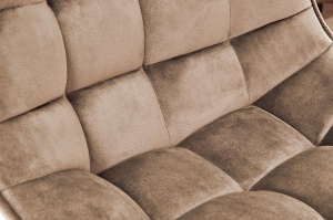 Scaun de bar H95 velvet bej - Img 7