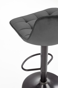Scaun de bar H95 velvet gri - Img 13