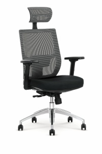 Scaun de birou Admiral negru gri - Img 3