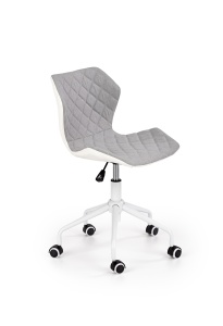 Scaun de birou copii Matrix III alb gri - Img 11
