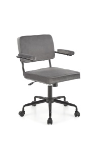 Scaun de birou Fidel velvet gri - Img 2