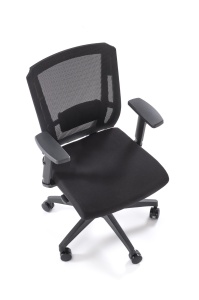 Scaun de birou Paredes negru H107 cm - Img 8