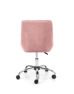 Scaun de birou Rico velvet roz H91 cm - Img 10