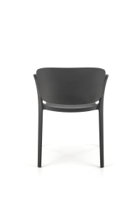 Scaun din plastic K491 negru - Img 3