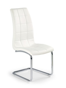 Scaun K147 piele ecologica alb - Img 4