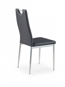 Scaun K202 piele ecologica negru - Img 3
