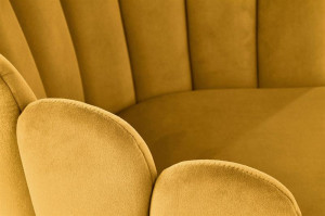 Scaun K410 velvet mustariu – H85 - Img 4
