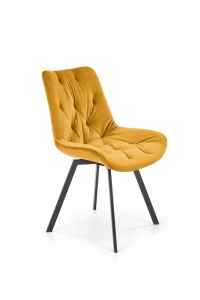 Scaun K519 velvet mustariu - Img 10