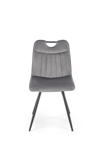 Scaun K521 velvet gri - Img 11