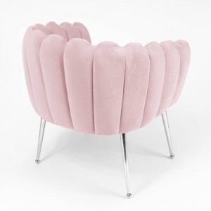 Scaun Lili roz/silver – H81 cm - Img 3