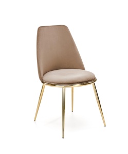 Scaun tapitat K460 – Bej/Gold - Img 4