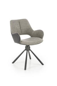 Scaun tapitat K494 gri/negru - Img 11