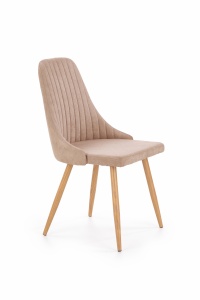 Scaun textil K285 bej - H 85 cm - Img 2