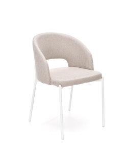 Scaun textil K486 bej-alb - H 77 cm - Img 19