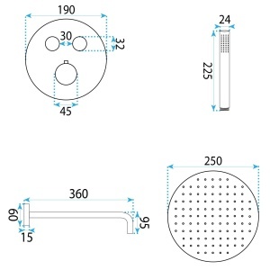 Set de dus incastrat Rea Lungo Diamond Copper + BOX - Img 7