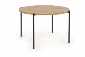 Set masa rotunda Morgan ø120 cm + 3 scaune K336 ratan natural - Img 2