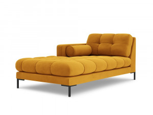 Sezlong tapitat Bali velvet/picioare negre – L185 x l102 x h75 - Img 12