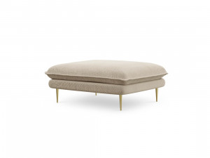 Taburet tapitat Vienna picioare gold – L100 x l80 x h43 cm - Img 4