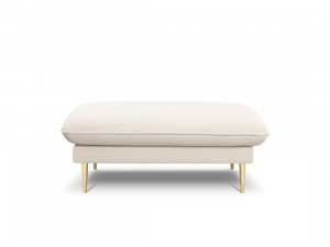 Taburet tapitat Vienna plusat/picioare gold – L100 x l80 x h43 cm - Img 2