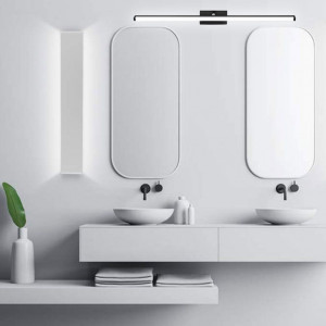 Aplica LED pentru oglinda 20W 100CM APP375-1W neagra - Img 3