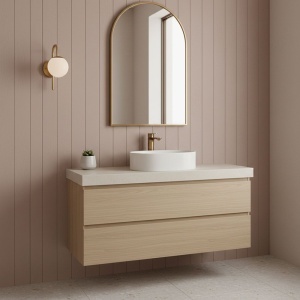 Baterie pentru baie Rea Drop Brush Copper low - Img 2